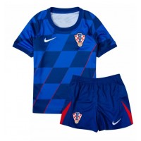 Maglia Calcio Croazia Seconda Divisa Bambino Europei 2024 Manica Corta (+ pantaloncini)